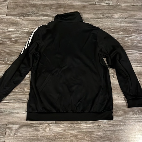 Adidas Women’s Full Zip Track Jacket Large Black double zip - Picture 6 of 10